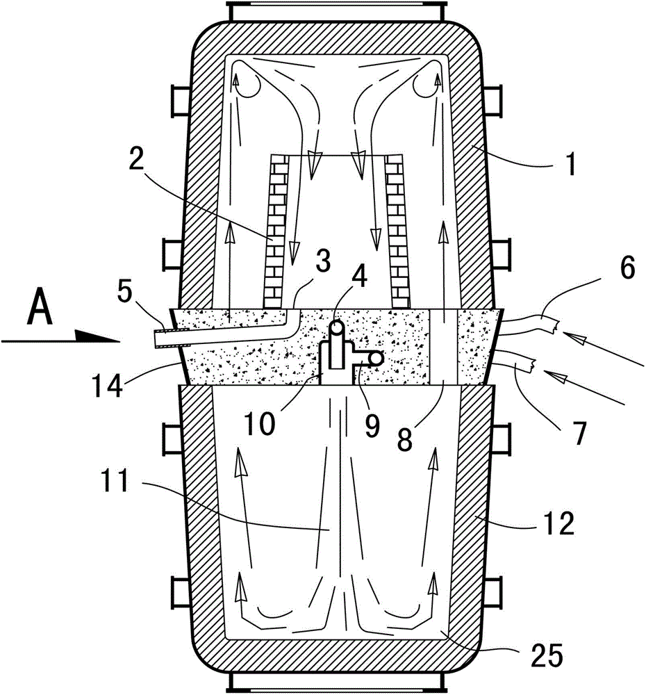 A two-way baking cover for a steel bucket