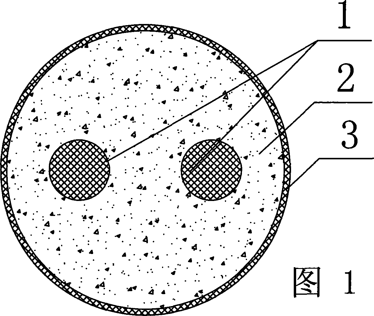Method for automatically filling mineral insulated electric cable