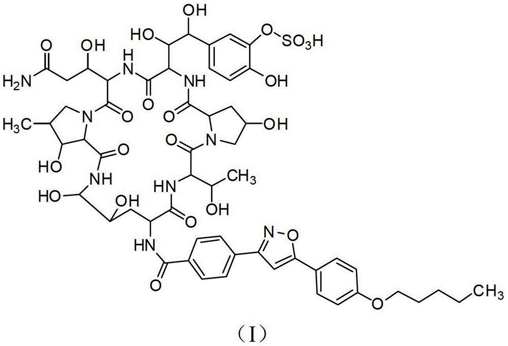 Drug composition of micafungin or salt thereof