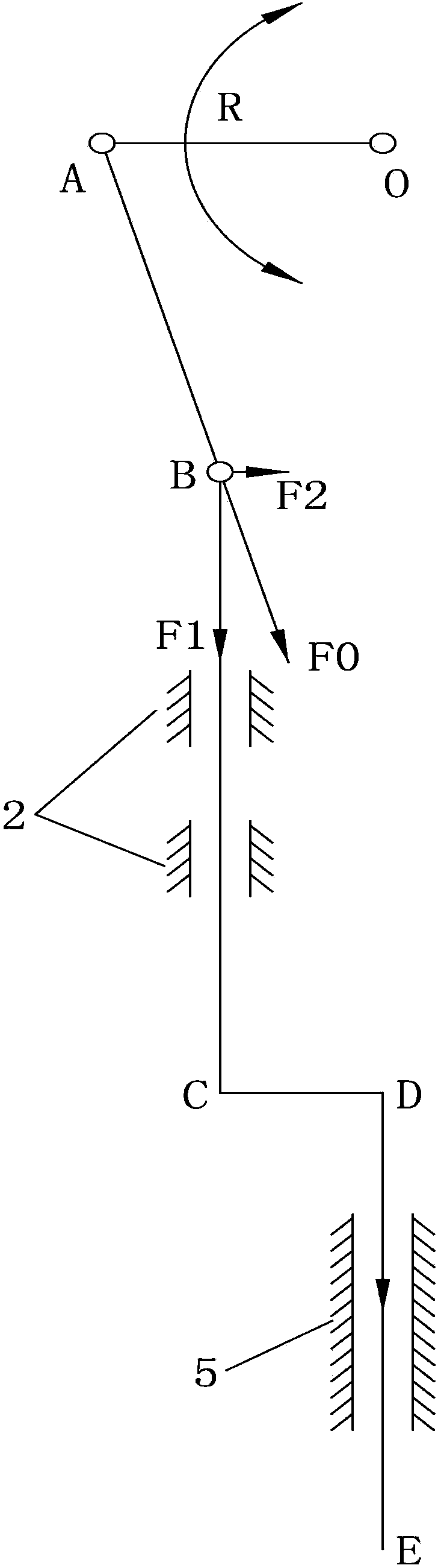 Rapier side twisting device