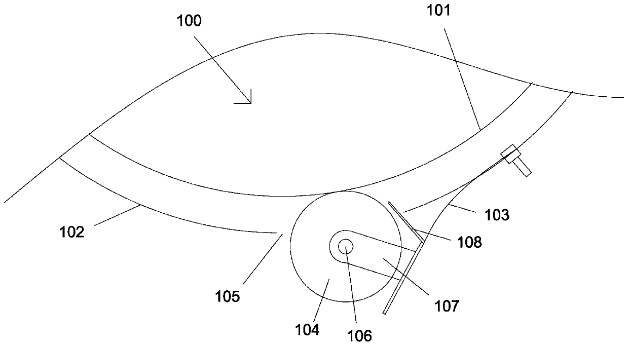 Static electricity elimination device for drying cylinder