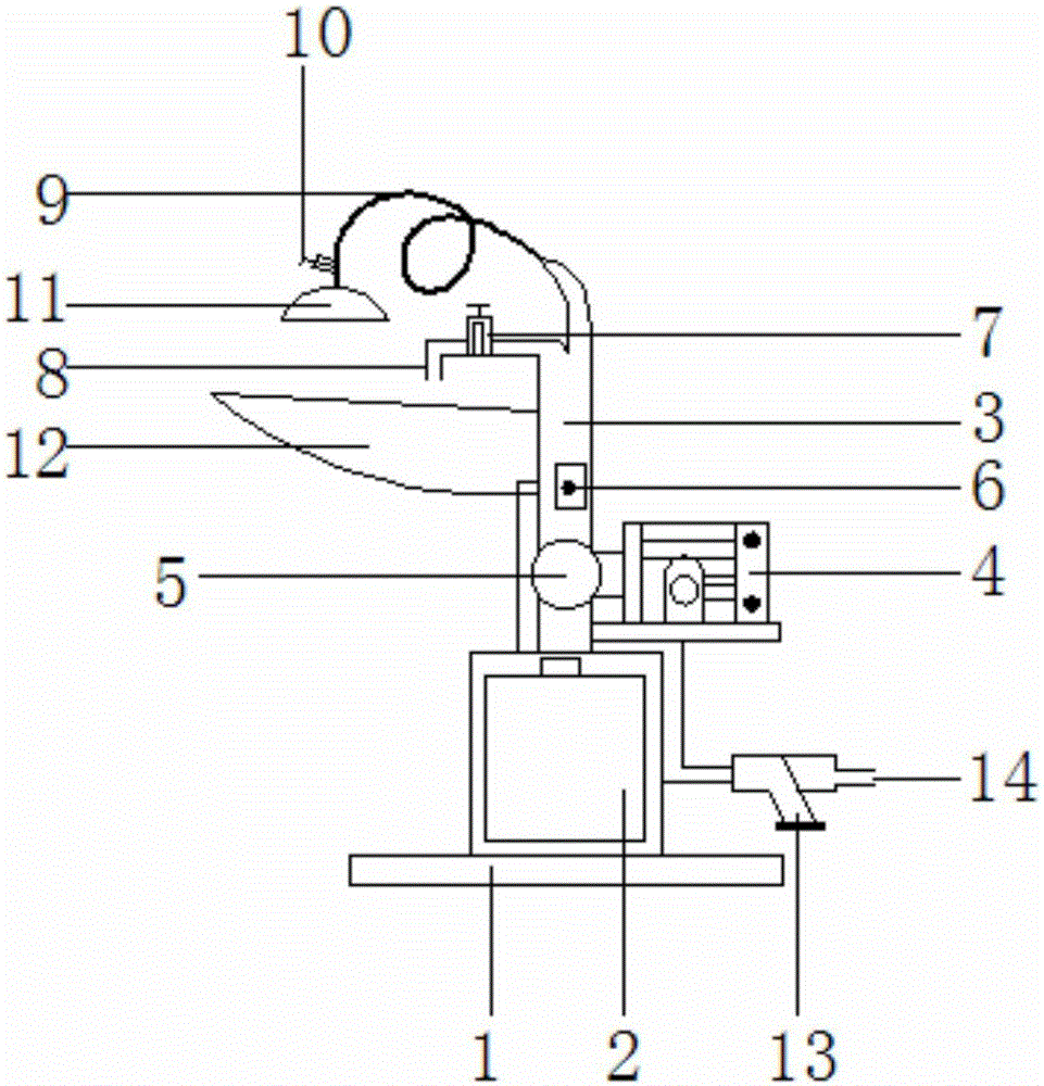 Nursing cleaning apparatus for supplying power by electric energy