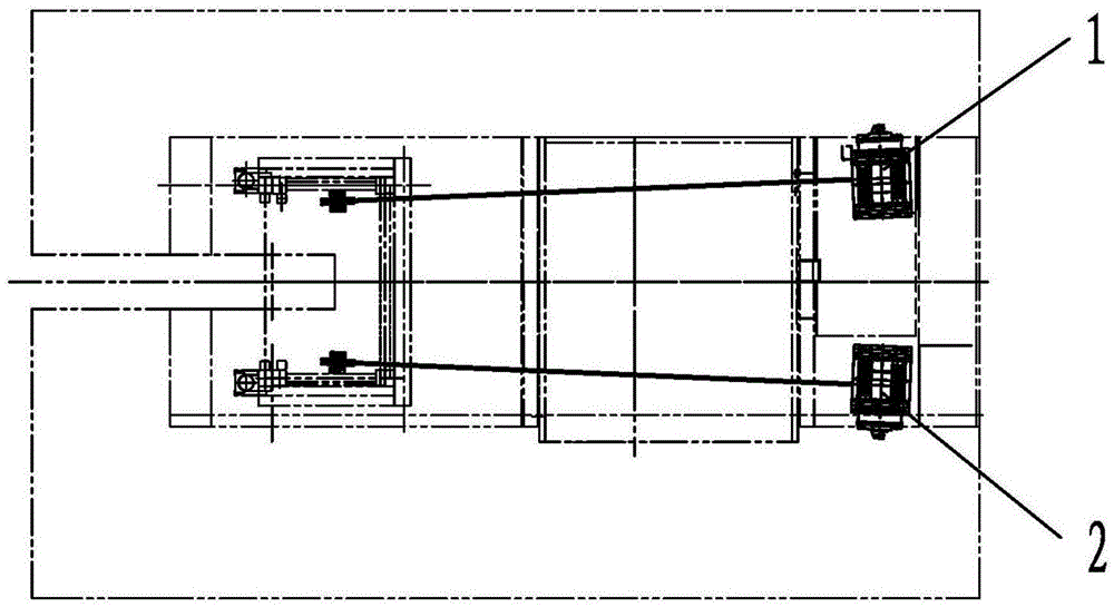 Pressure device of petroleum drilling machine