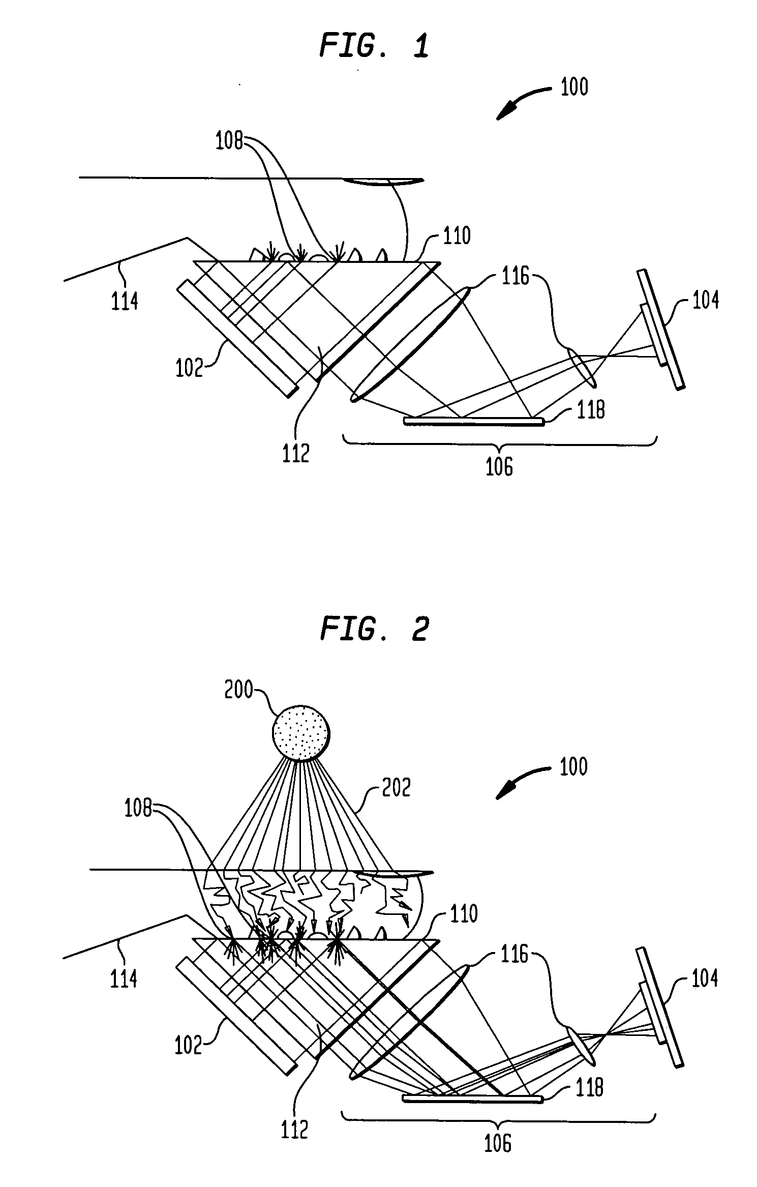 Method and apparatus for discriminating ambient light in a fingerprint scanner
