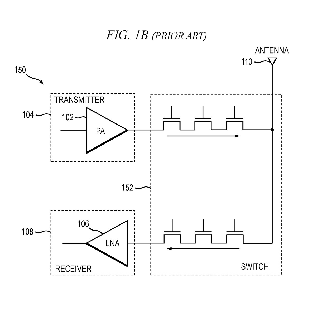 Lossless switch for radio frequency front-end module