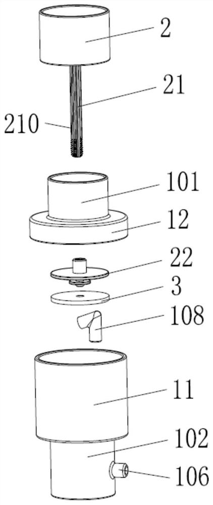 Overflow valve for isolating air