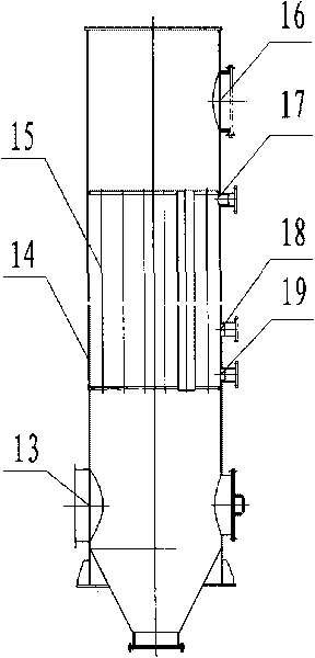 Process and device for treating phenol-containing sewage of producer gas station
