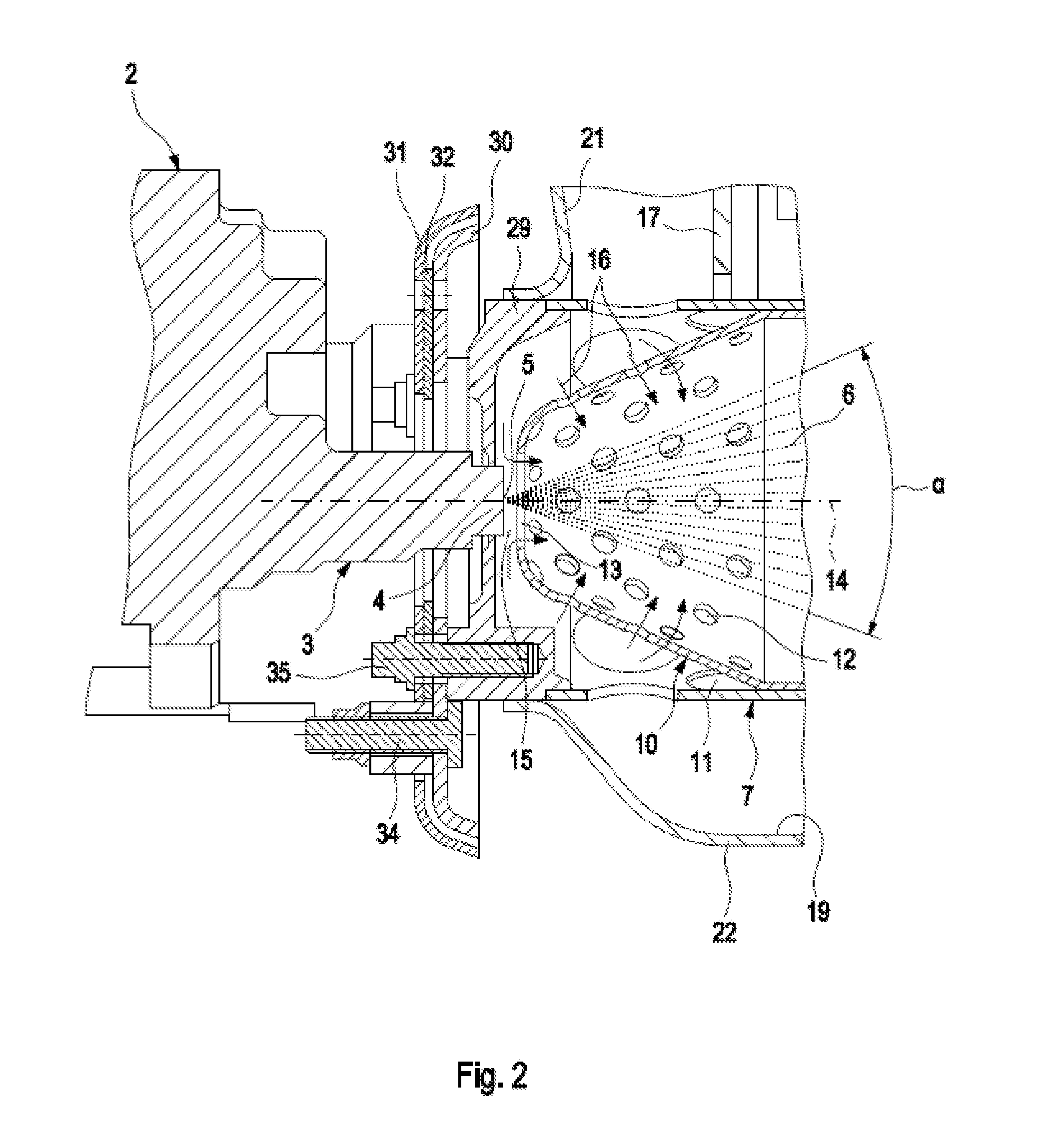 System for Adding and Processing Reducing Agent in a Motor Vehicle