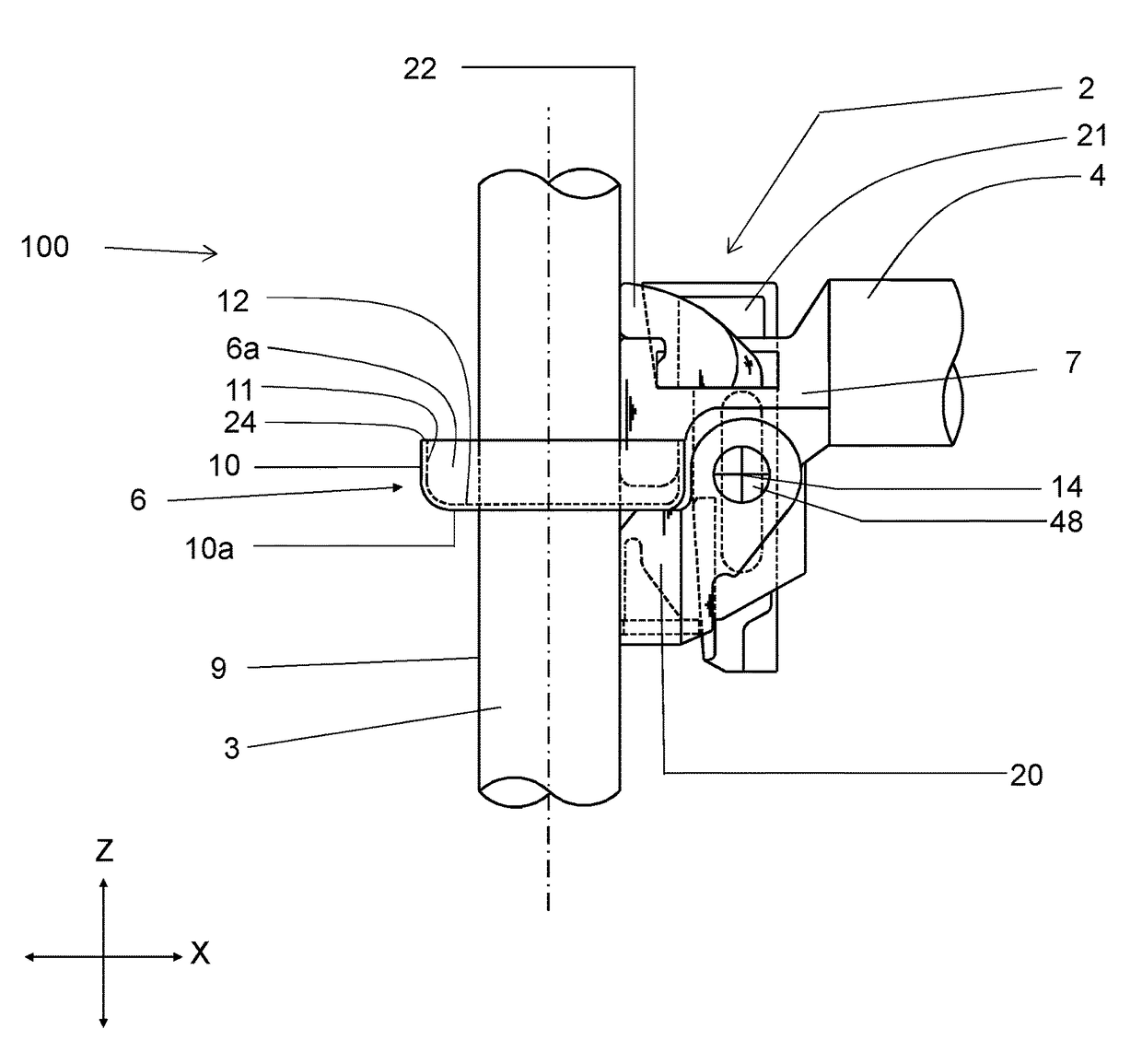 Coupling member for scaffoldings