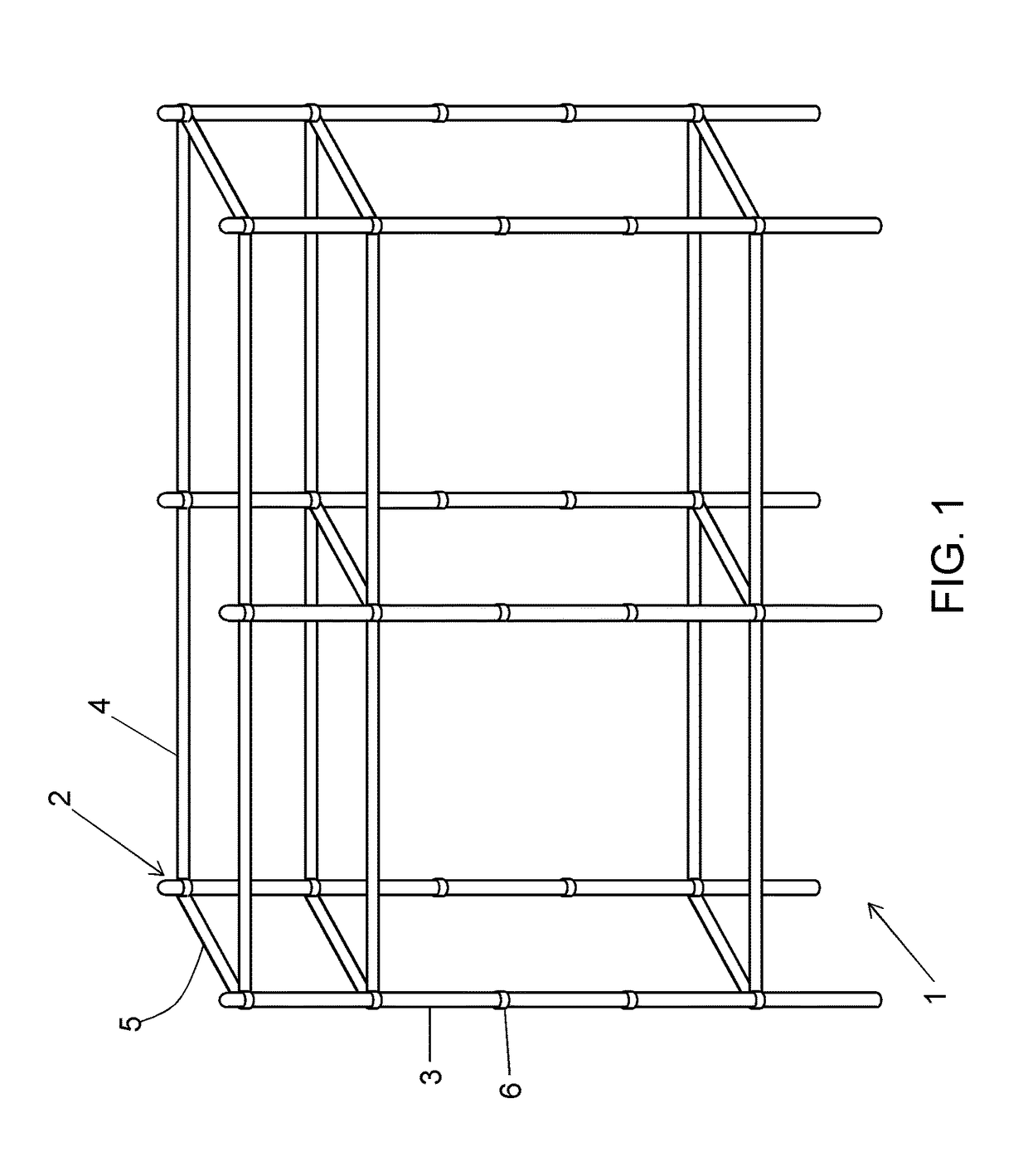 Coupling member for scaffoldings