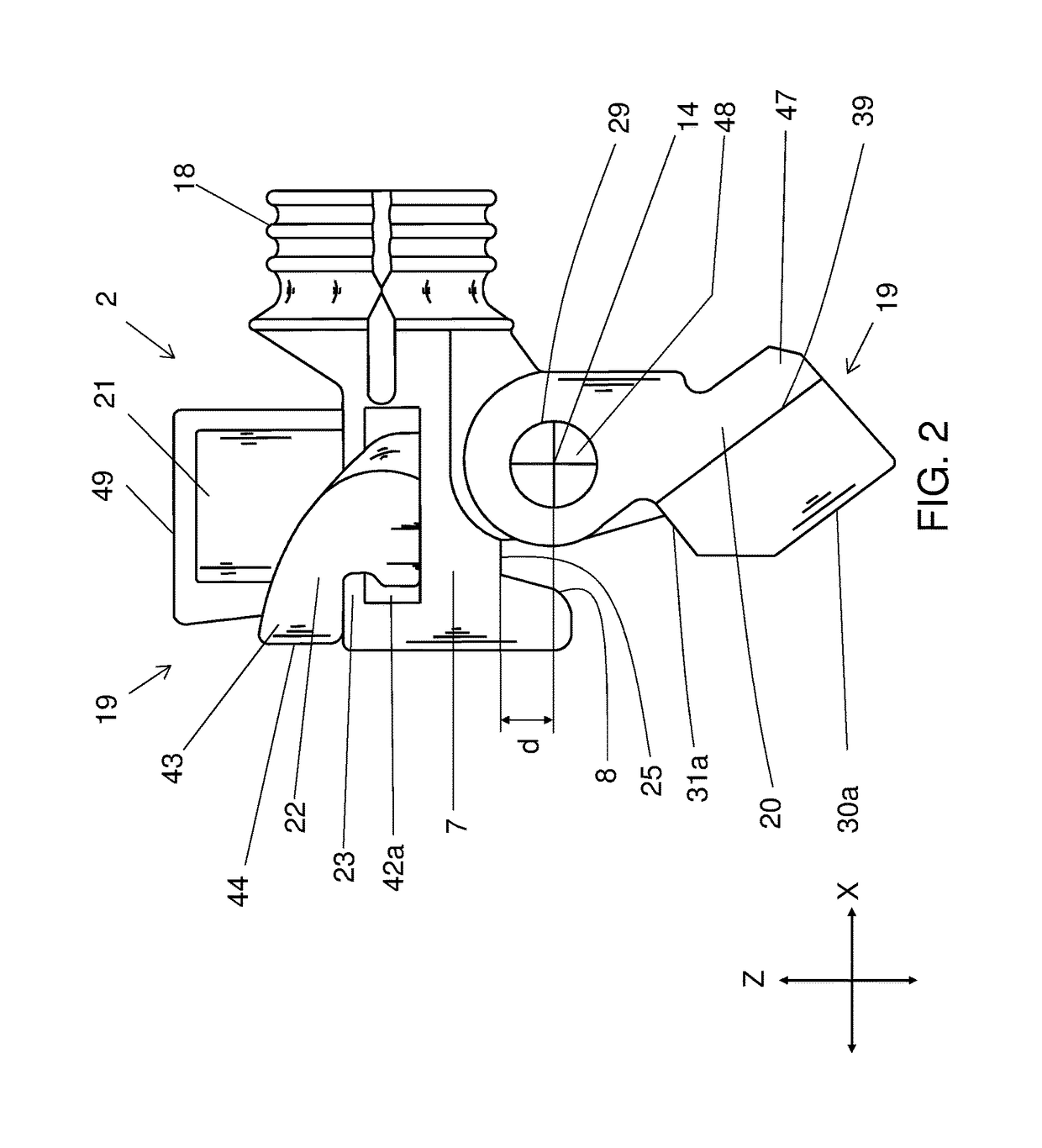 Coupling member for scaffoldings