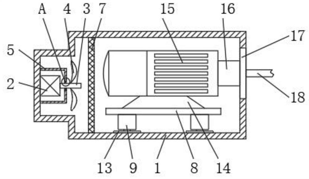 Brake protection device of gear motor