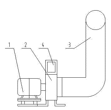 Vibration pump type wind power impurity removing mechanism for peanut separator