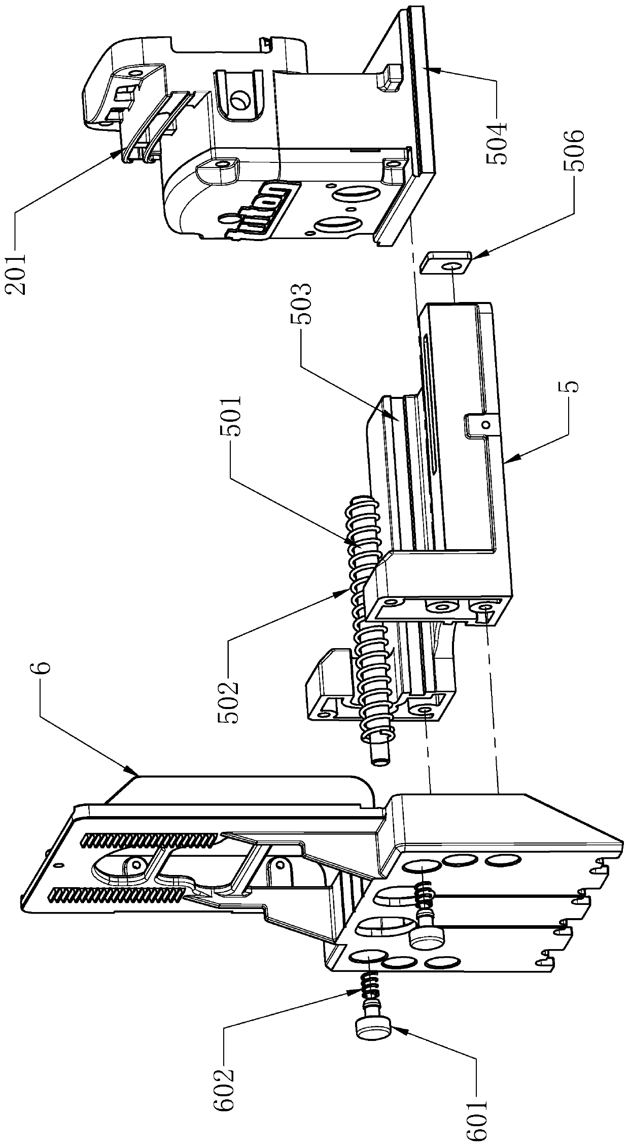 Woodworking tenoning machine