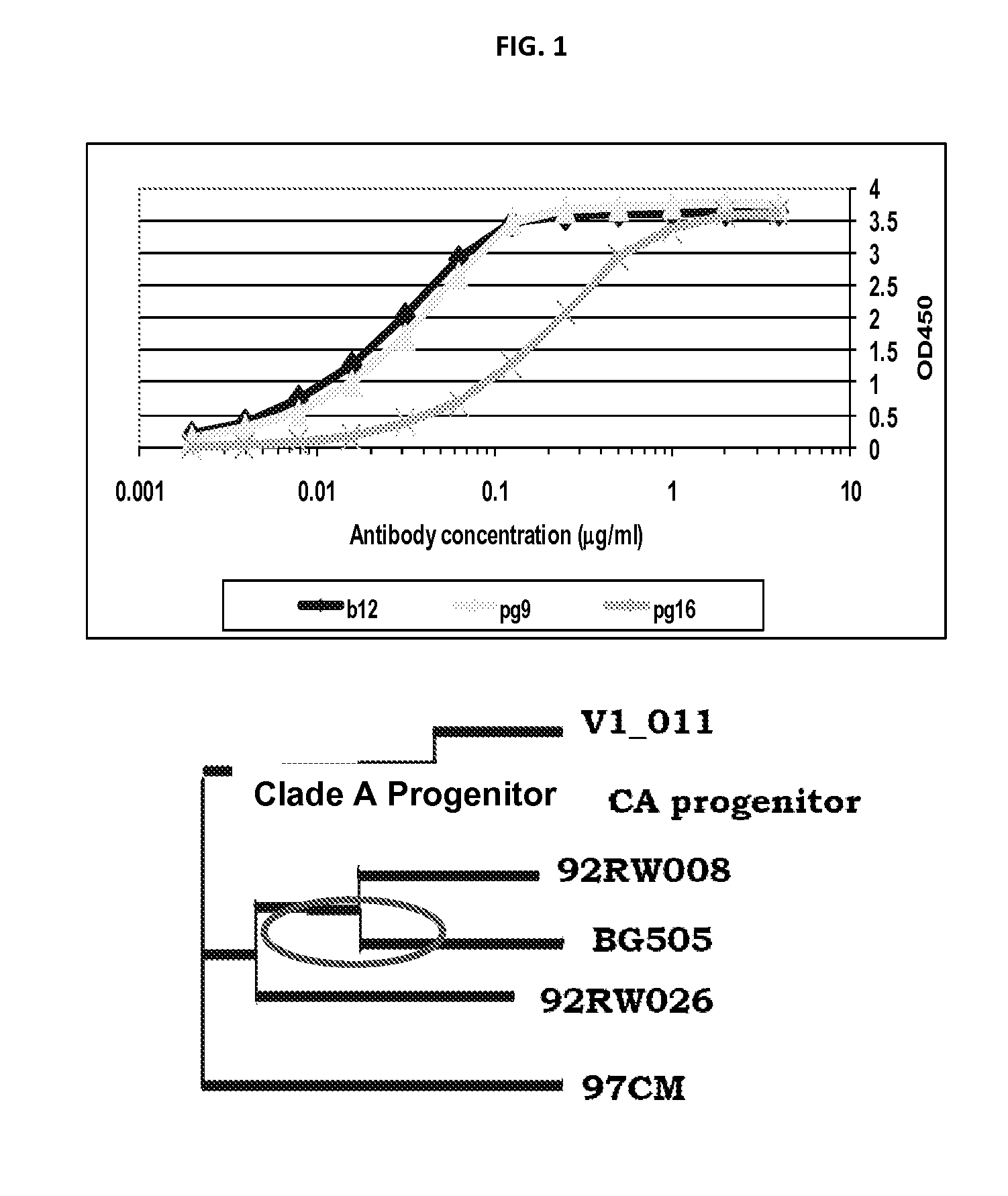 Methods for identifying broadly neutralizing antibodies utilizing recombinant HIV-1 envelope glycoproteins comprising stabilizing mutations