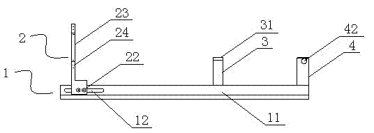 Detection tool for front shock absorber of vehicle