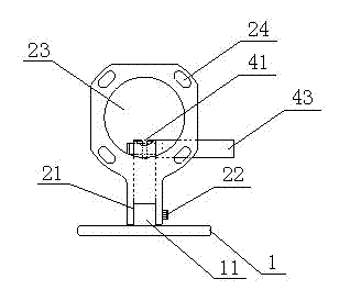 Detection tool for front shock absorber of vehicle