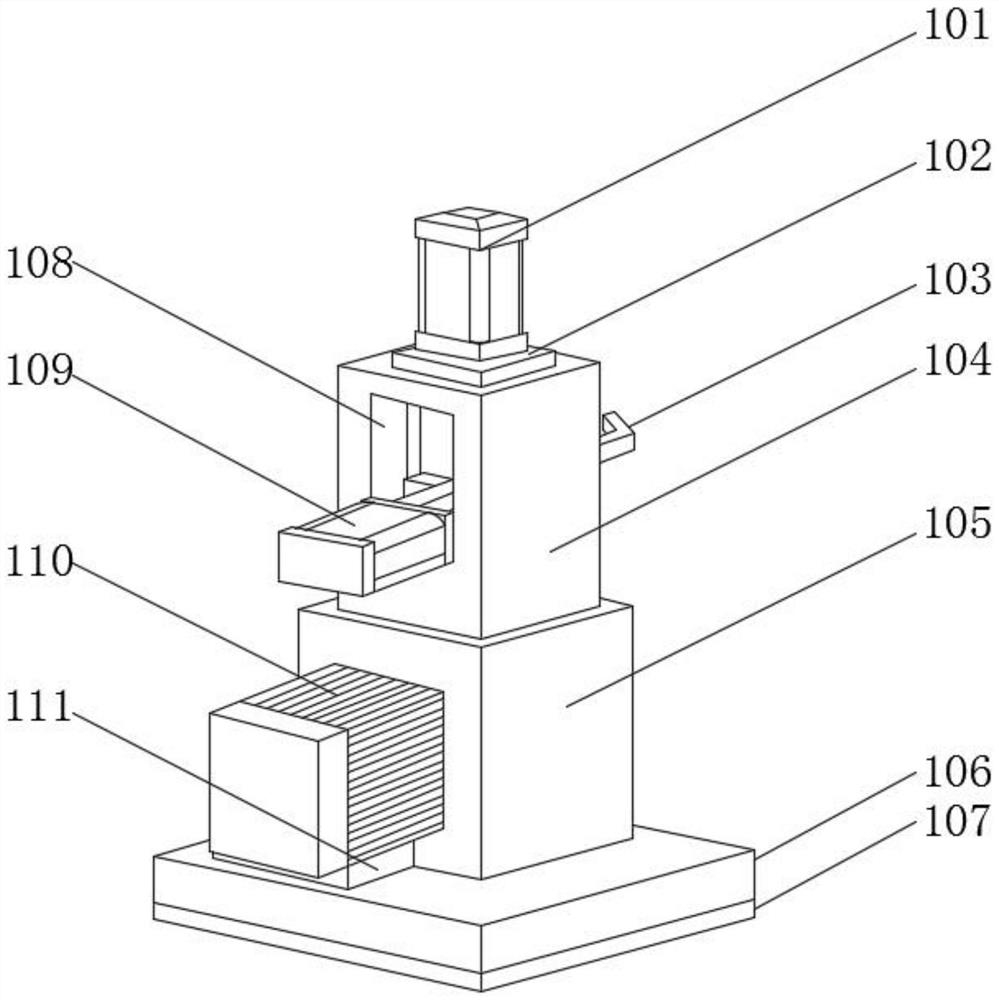 A Diesel Generator Oil Pipe Fixed Support Mechanism