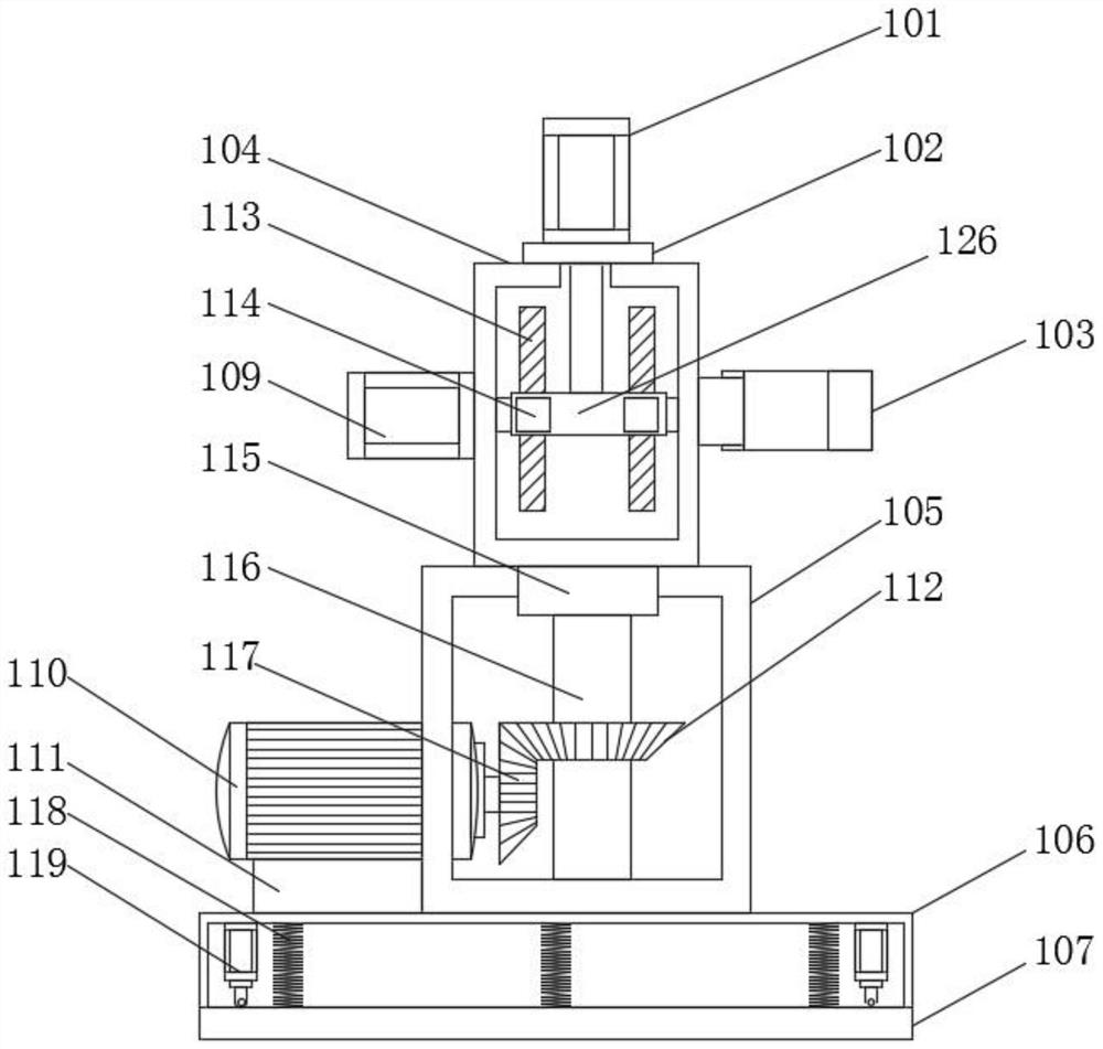 A Diesel Generator Oil Pipe Fixed Support Mechanism