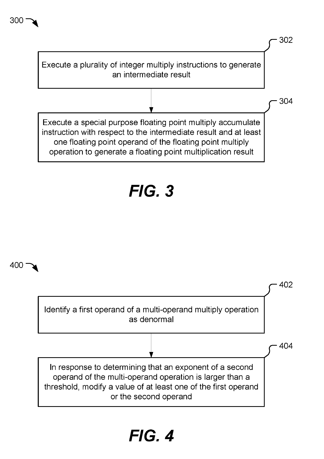 System and method of floating point multiply operation processing