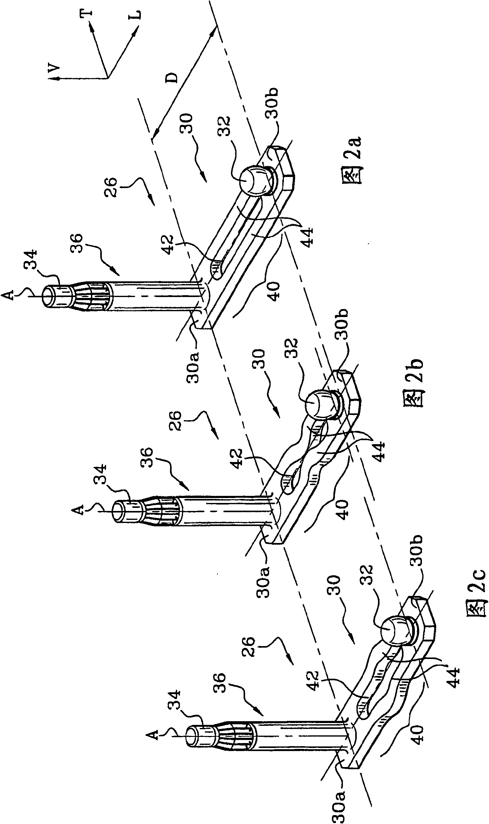 Method for adjusting the angular travel of a wiper mechanism by modifying the length of a crank, and crank comprising a deformable section