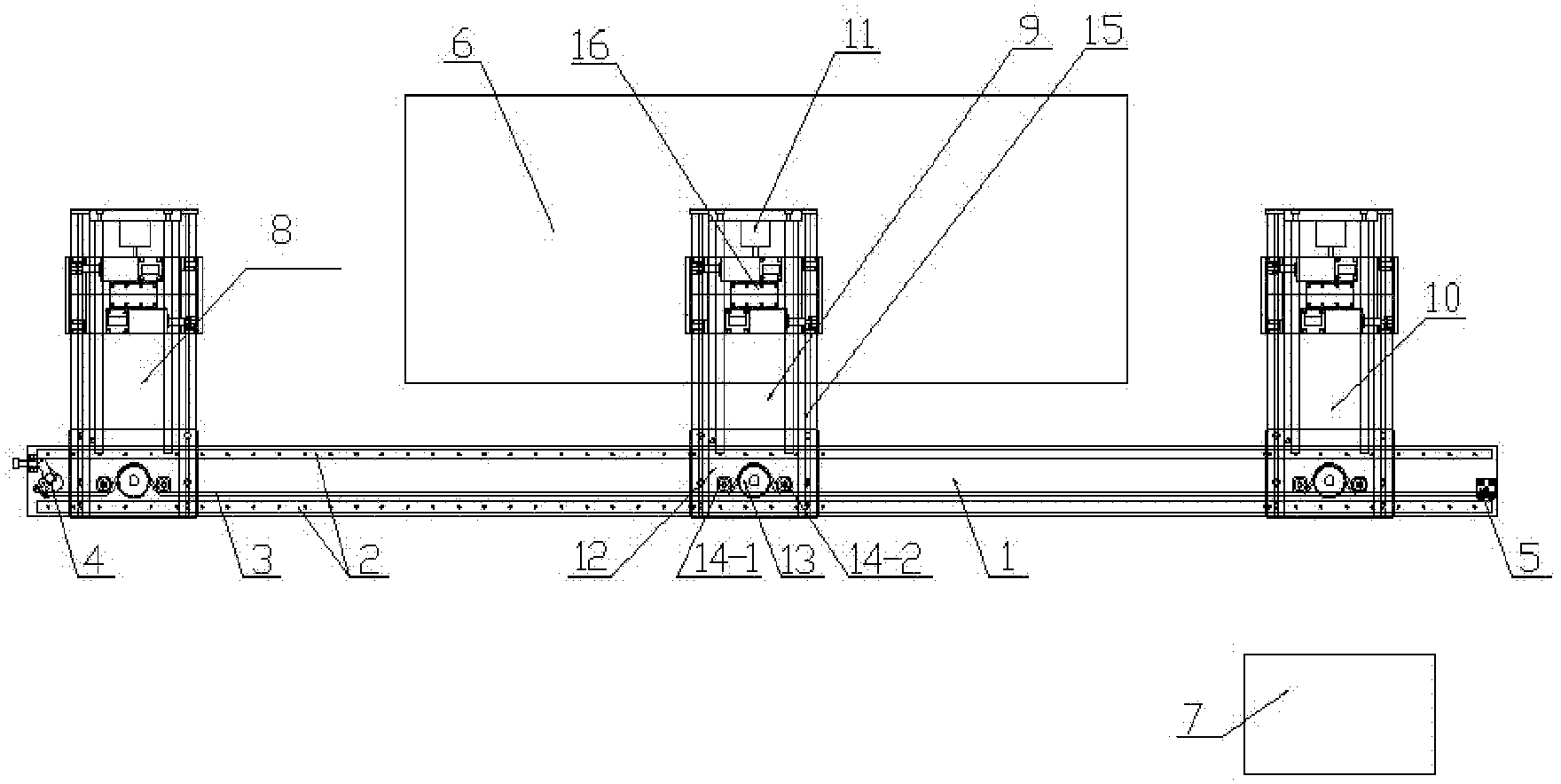 Industrial manipulator applicable to automatic arrangement and welding of solar photovoltaic cell