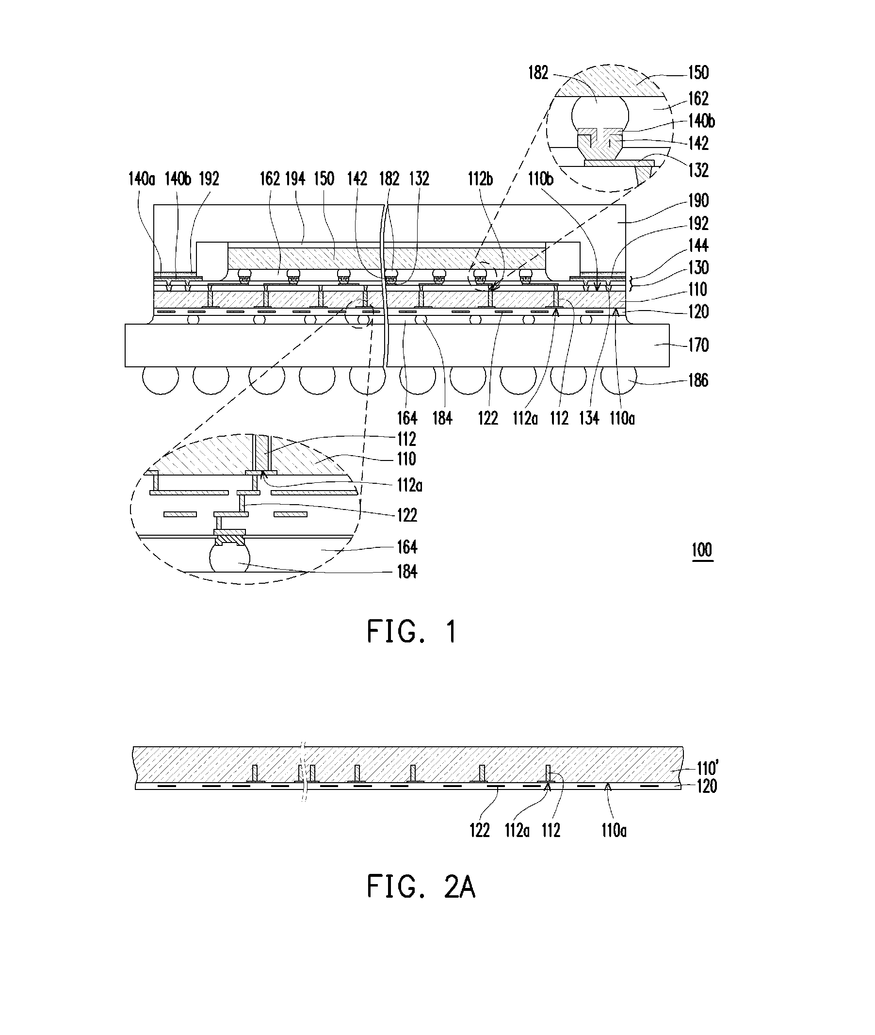 Semiconductor structure having conductive vias and method for manufacturing the same
