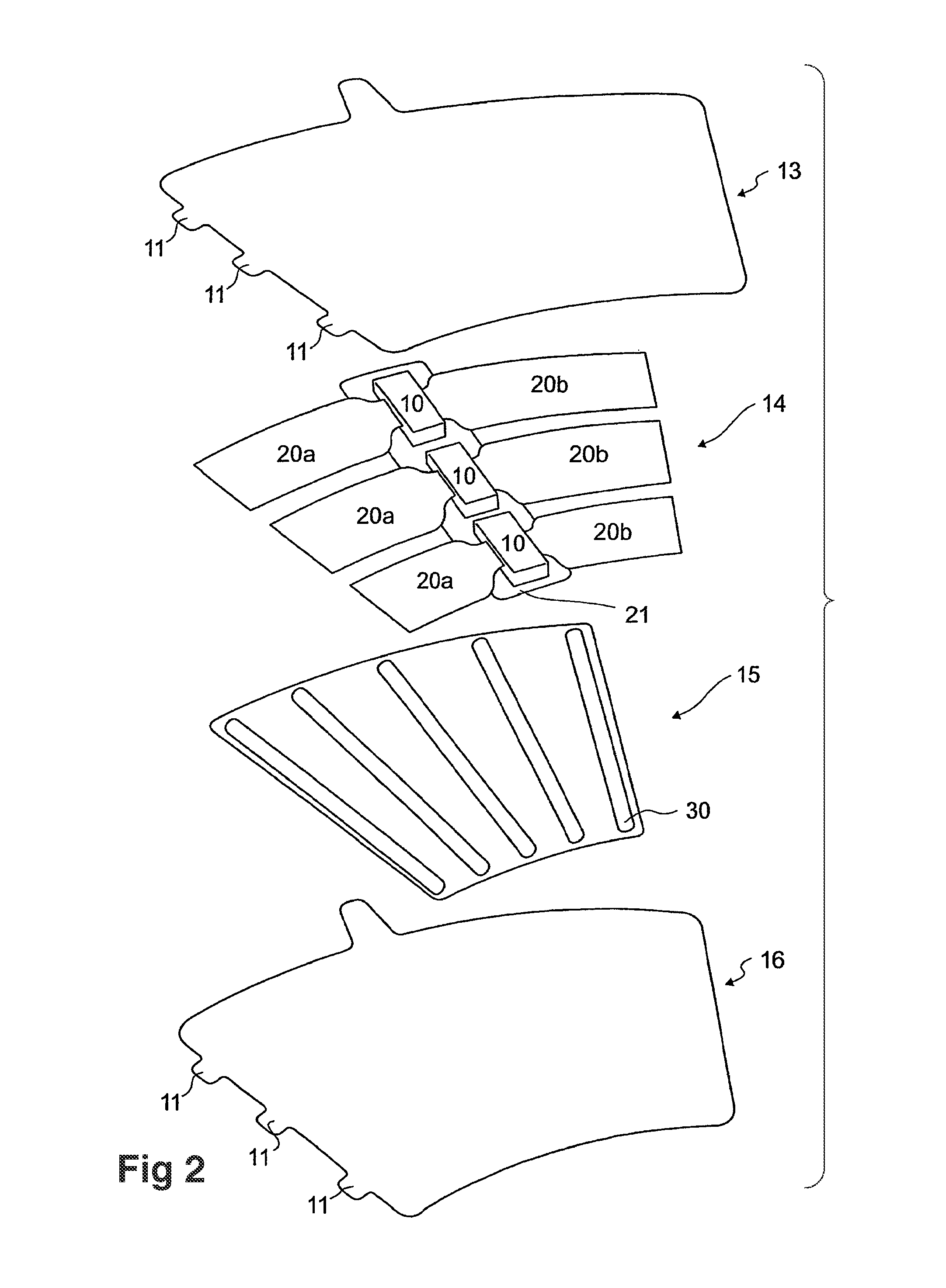 Device, system and method for compression treatment of a body part