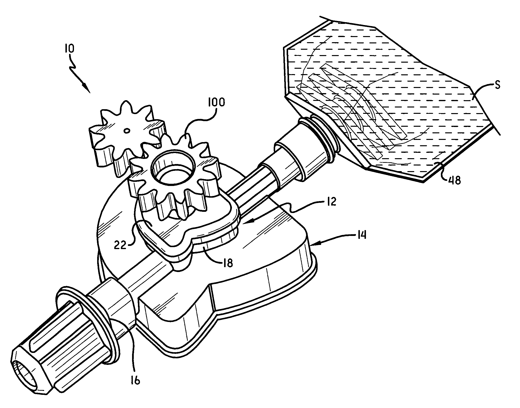 Flexible impeller pumps for mixing individual components