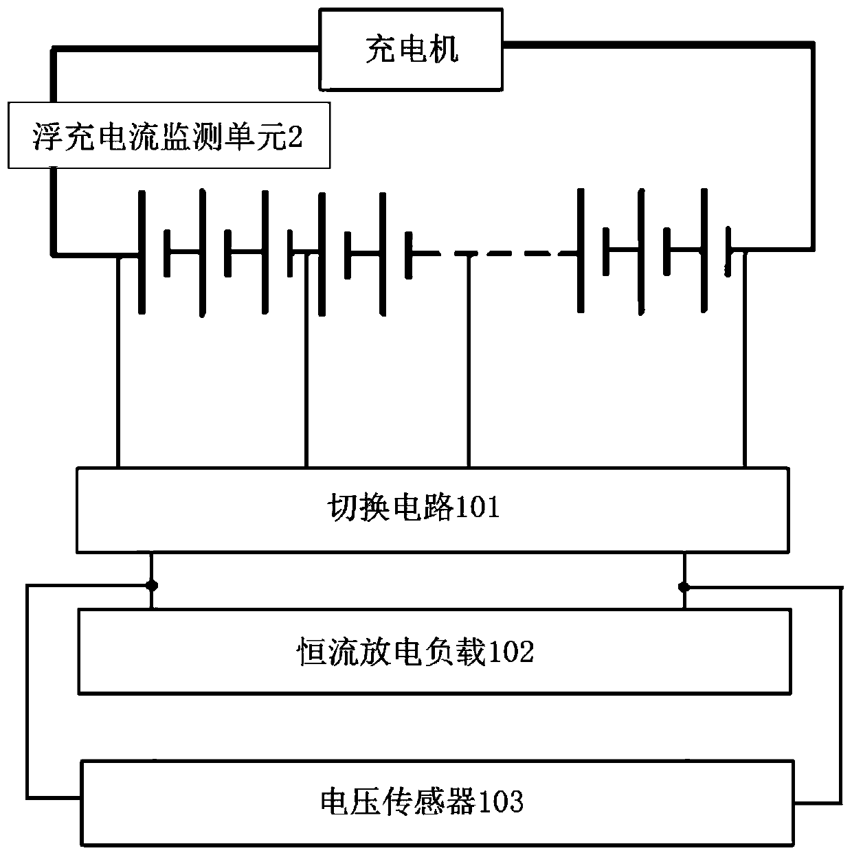 Multi-state online monitoring system for lead-acid storage battery