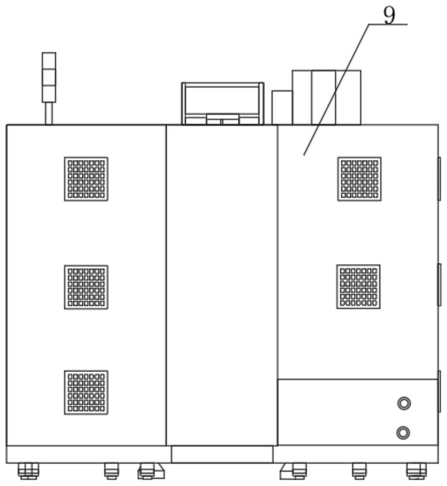 Vacuum coating equipment for preparing piezoelectric ceramics