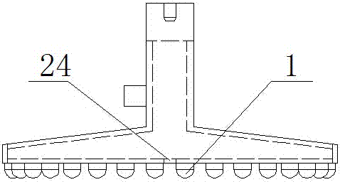 A method and device for exploiting seabed surface natural gas hydrate by using ultrasonic waves