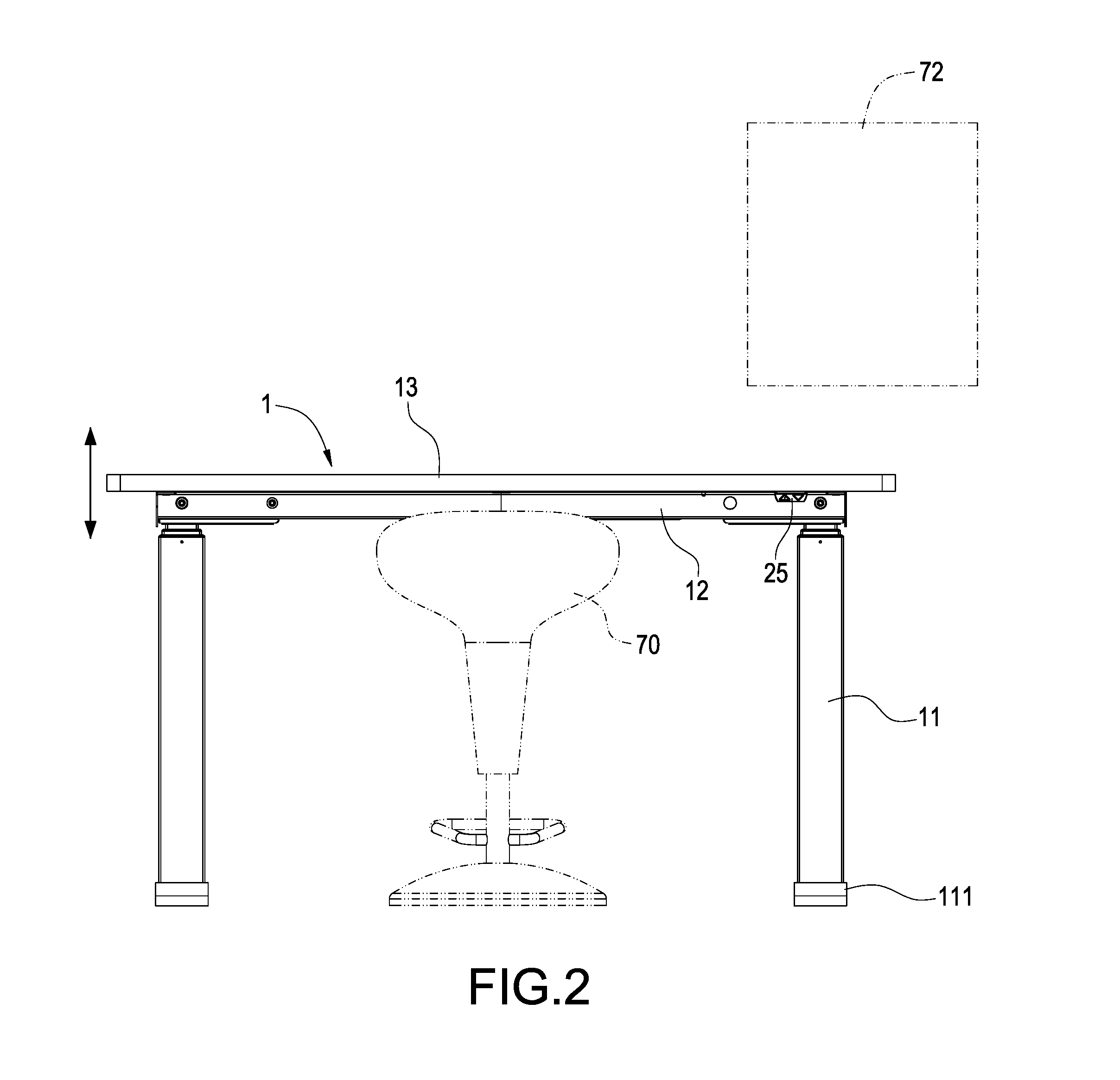 Electrical adjustable table and control method for electrical adjustable table
