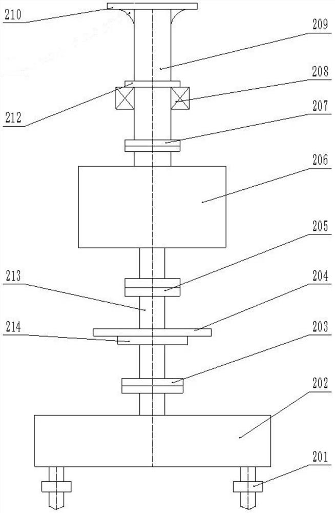 Turbine rotor assembly and power generation system for vertical axis wind power generation system