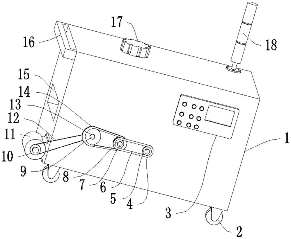 Printing and dyeing device used for textile production line and use method of printing and dyeing device