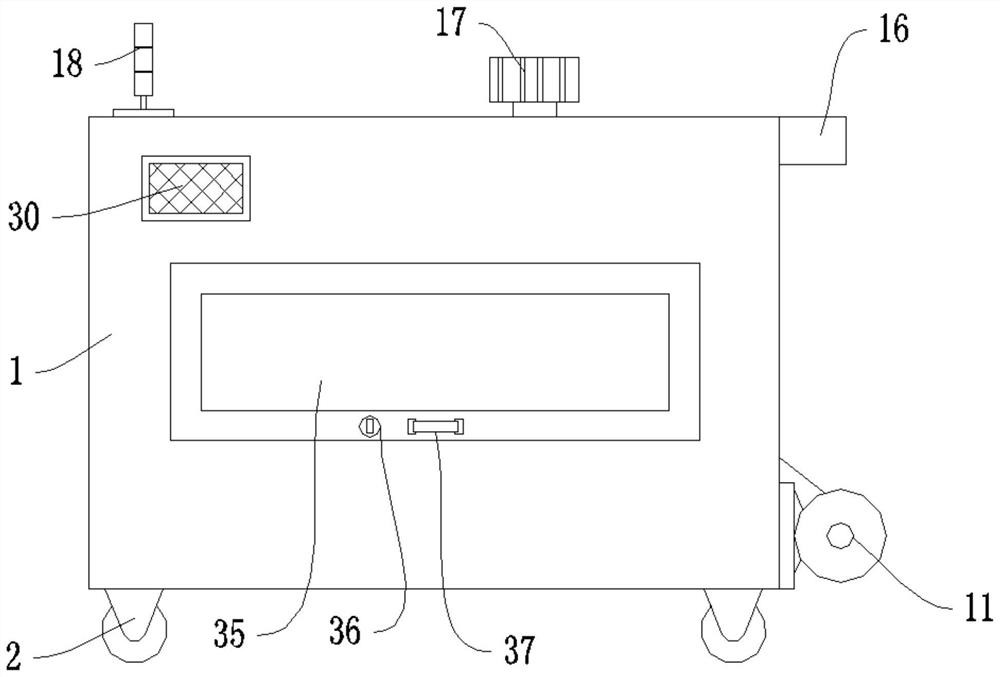 Printing and dyeing device used for textile production line and use method of printing and dyeing device