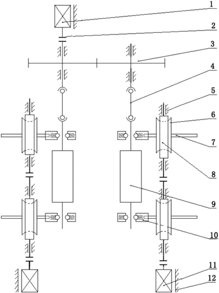 Vertical-roller rolling mill teaching model