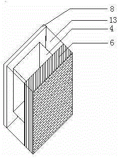 Polyurethane modified rock wool heat-insulation decoration board and continuous production device and method thereof