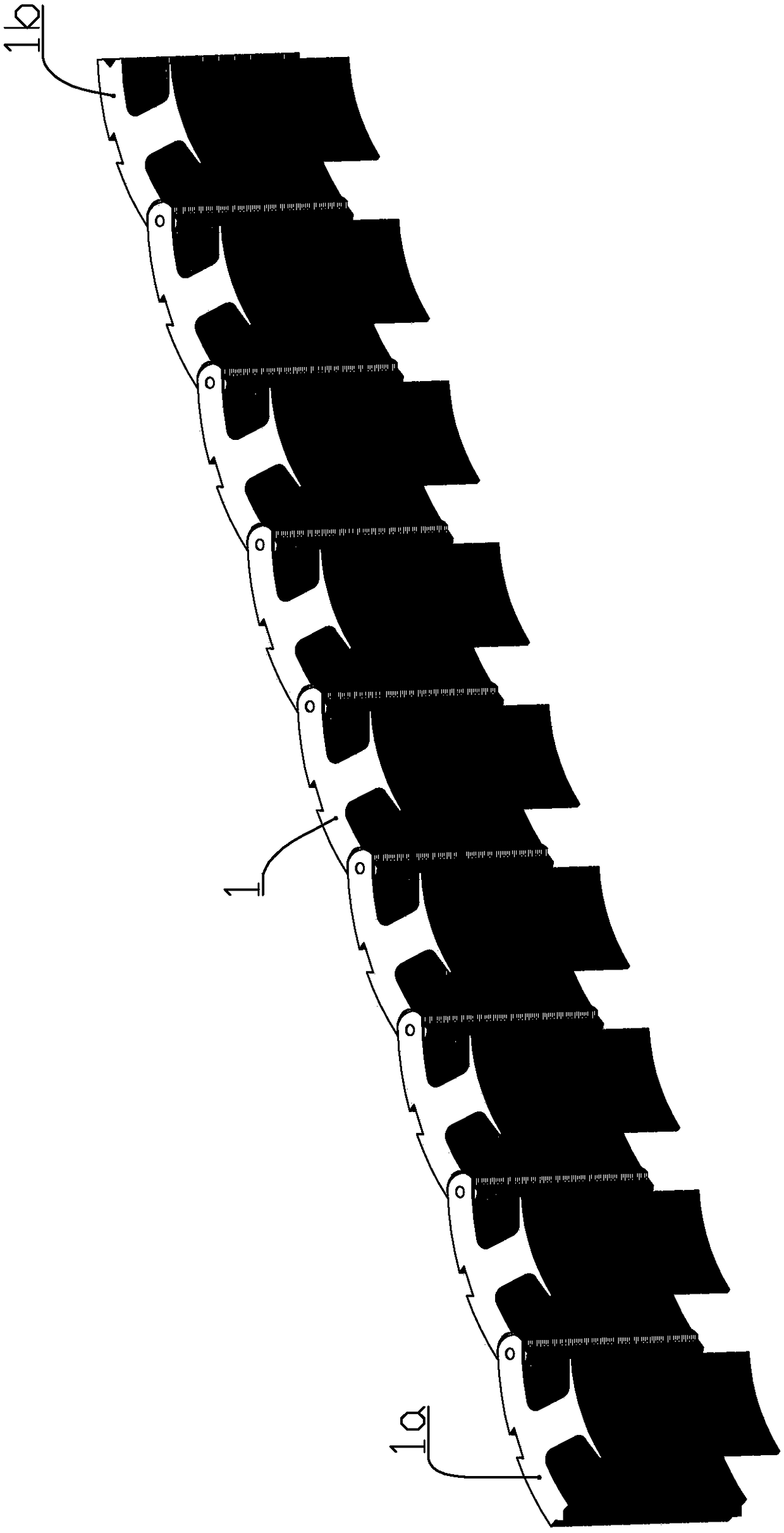 Motor and stator iron core thereof