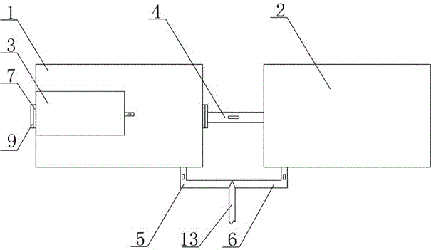 Cooling water circulation system of cold compress treatment device