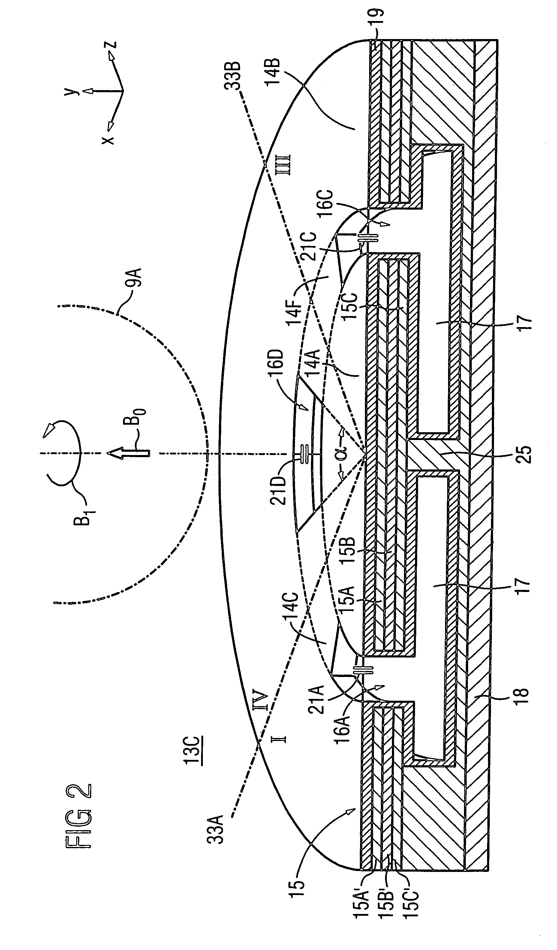 Time-variable magnetic fields generator and magnetic resonance apparatus embodying same
