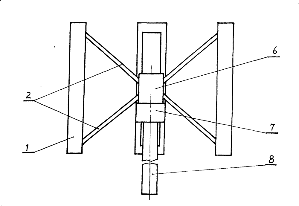 Vertical-axis wind turbine