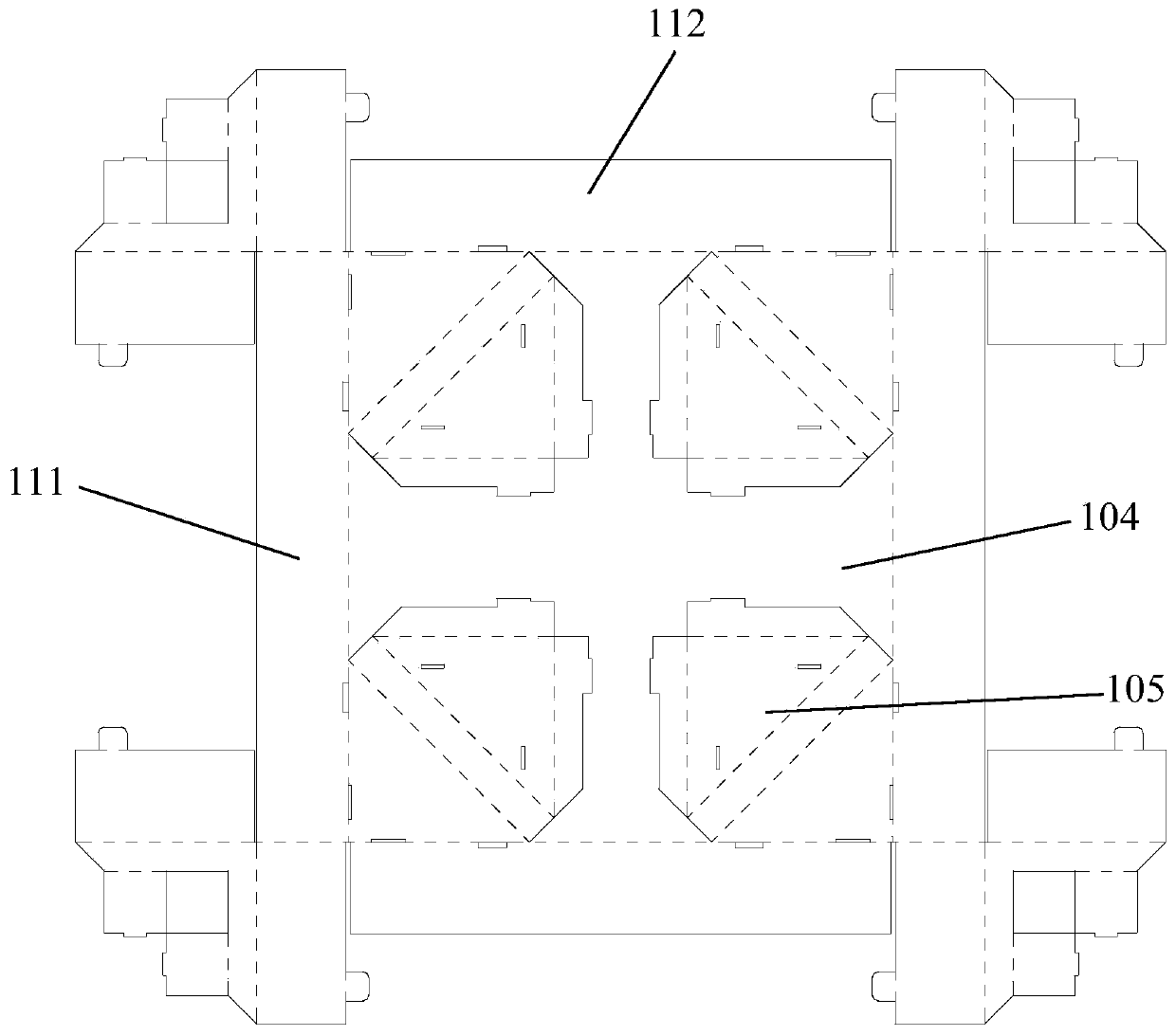 Paper card packaging structure and household appliance