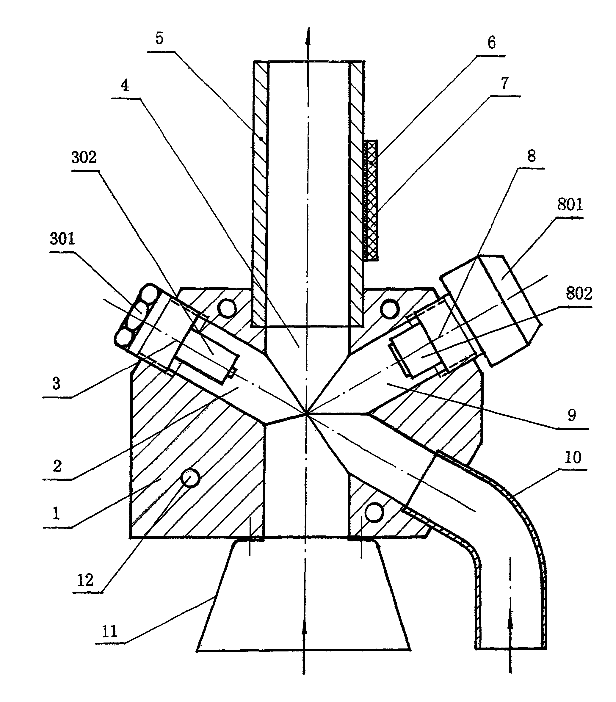 Dust concentration detecting and sensing device