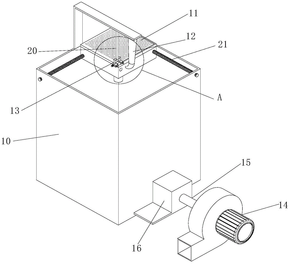 A solar cell welding strip dismantling device