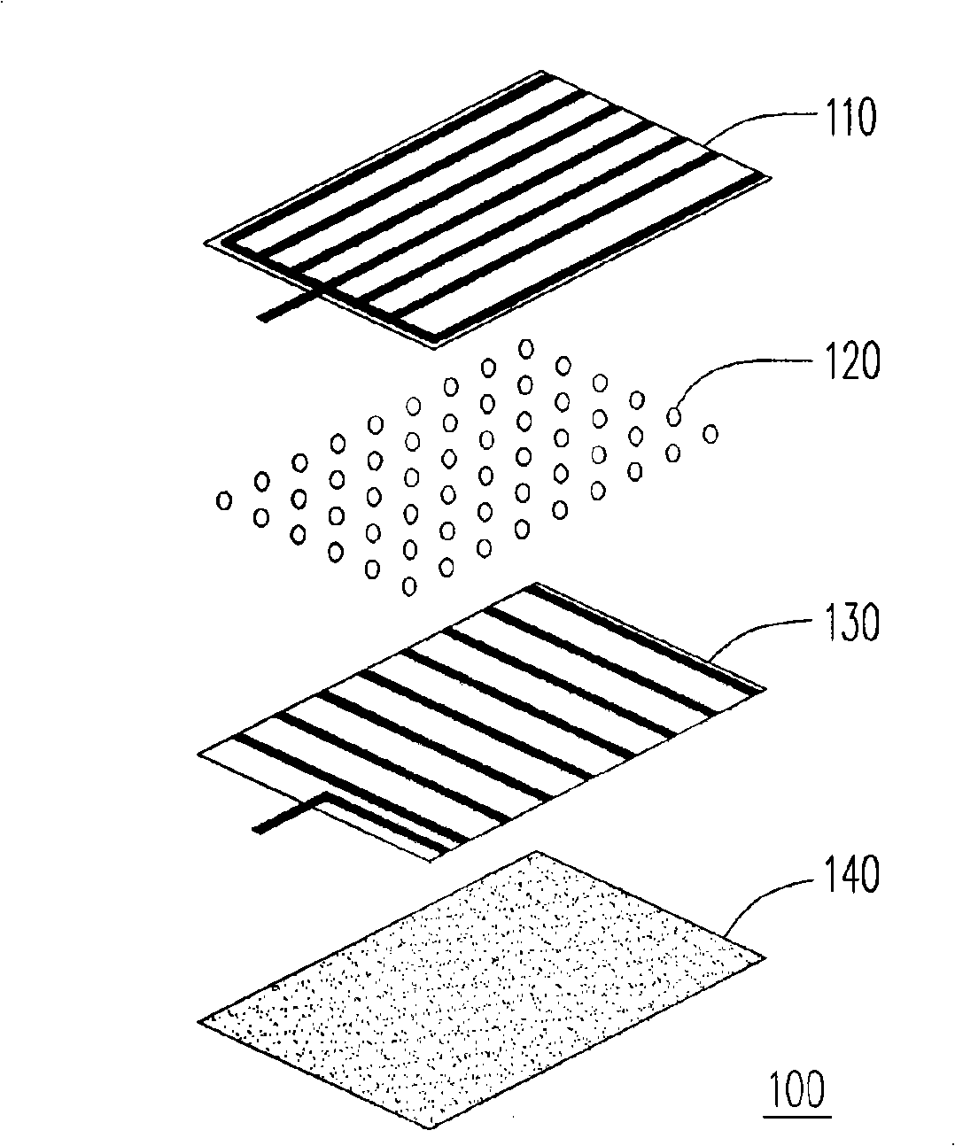 Touch control panel and touch control type LCD device
