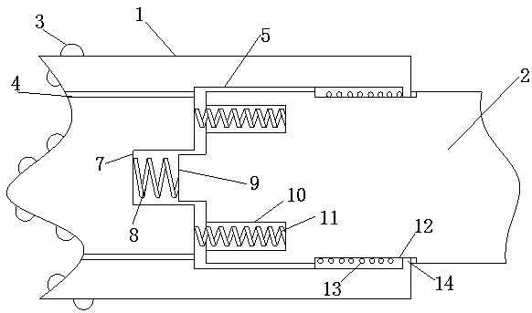 A kind of high-efficiency drilling tool for rock drilling machine