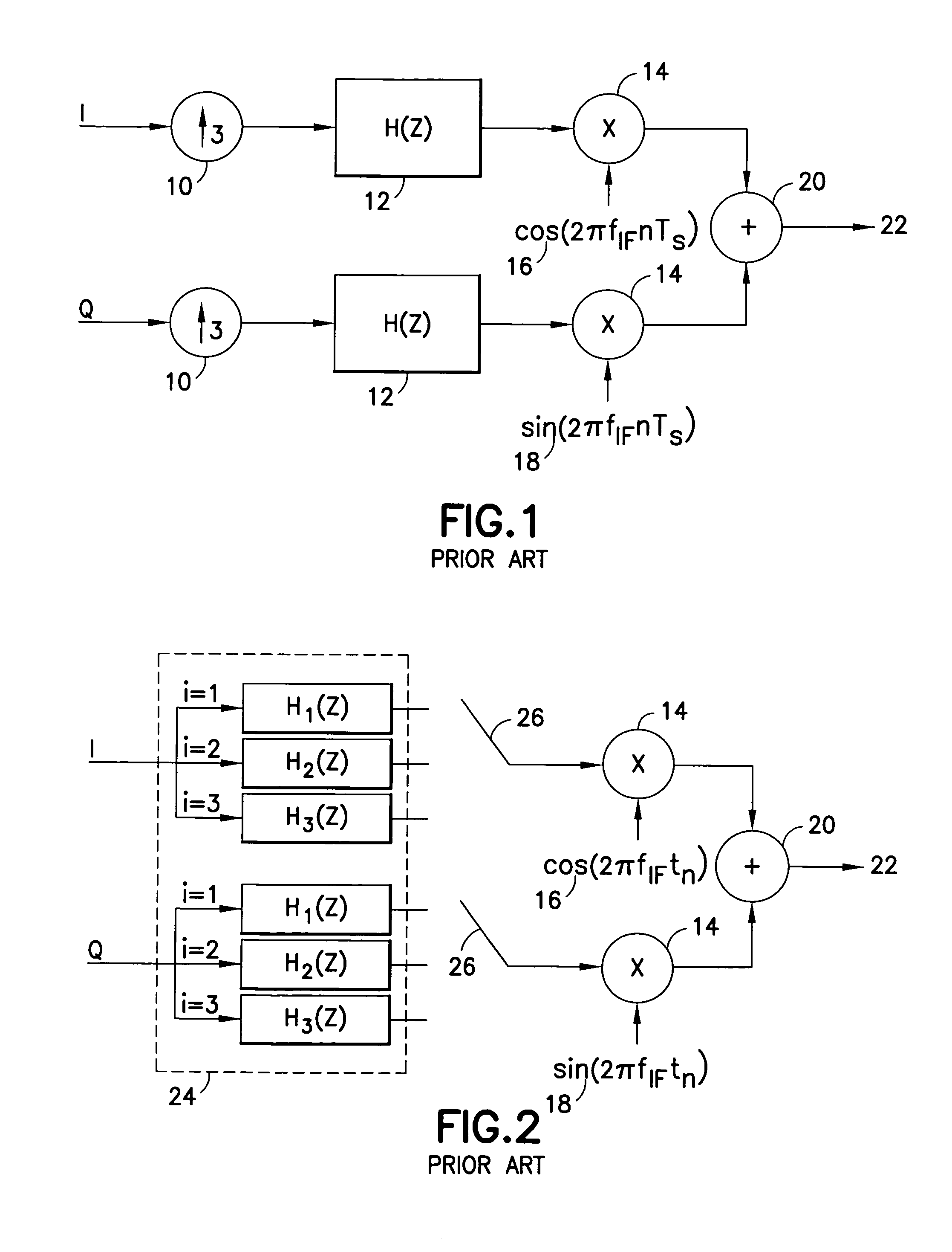 Parallel processing for programmable wideband digital modulation
