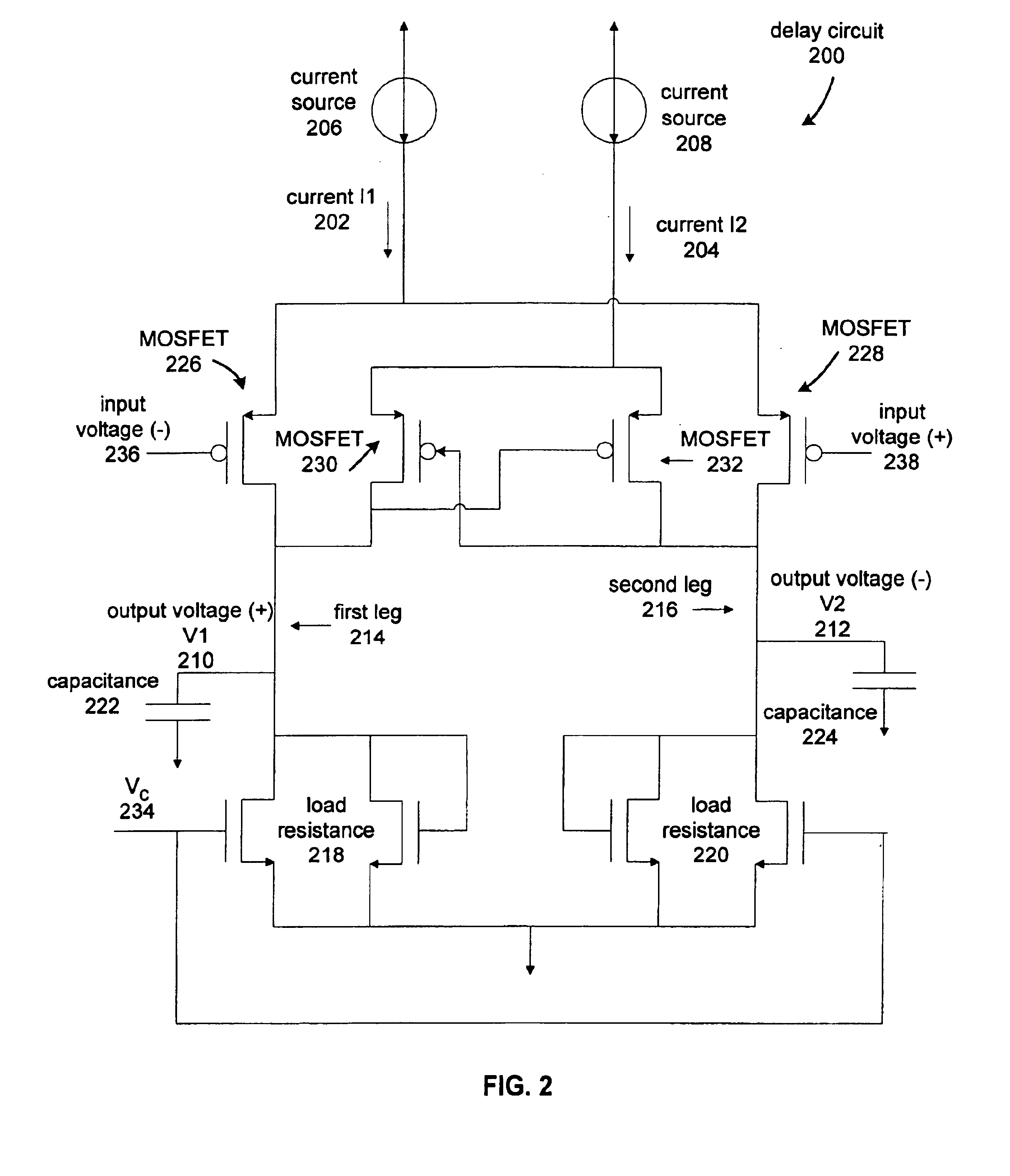 Current controlled delay circuit