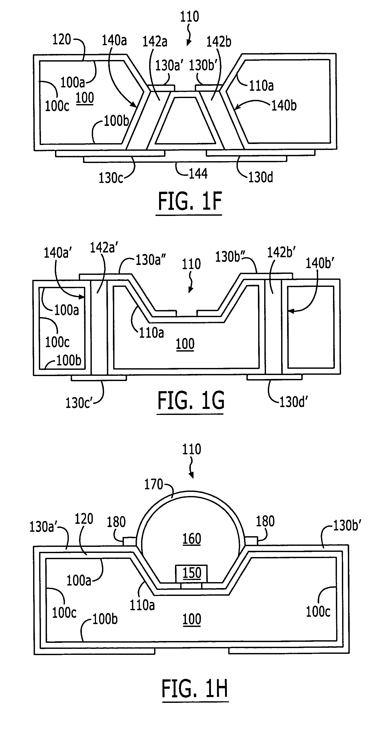 Solid metal block mounting substrates for semiconductor light emitting devices